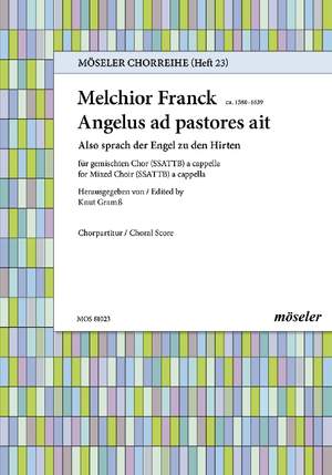 Franck, Melchior: The angel said to the shepherds Heft 23