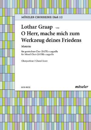 Graap, Lothar: O Lord make me an instrument of your peace 32