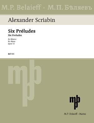 Scriabin, Alexander Nikolayevich: Six Préludes op. 13