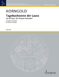 Korngold, Erich Wolfgang: Tagebuchszene der Laura