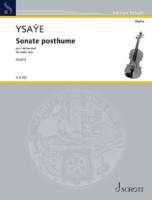 Ysaÿe, Eugène: Sonate posthume op. 27bis