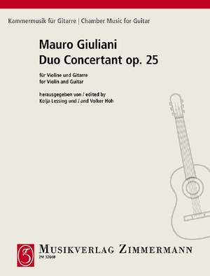 Giuliani, Mauro: Duo Concertant E minor op. 25