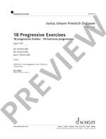 Dotzauer, Justus Johann Friedrich: 18 Progressive Exercises op. 120 Product Image