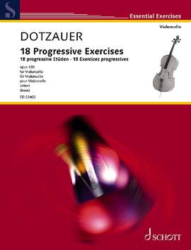 Dotzauer, Justus Johann Friedrich: 18 Progressive Exercises op. 120