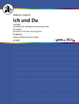 Rettich, Wilhelm: Ich und Du op. 25