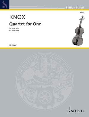Knox, Garth: Quartet for One