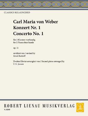 Weber, Carl Maria von: Concerto No. 1 op. 11