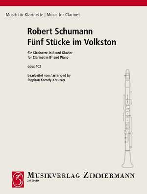 Schumann, Robert: 5 Pieces (5 Stücke im Volkston) op. 102