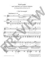 Heucke, Stefan: Fünf Lieder op. 99 Product Image