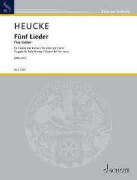 Heucke, Stefan: Fünf Lieder op. 99