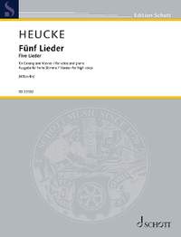 Heucke, Stefan: Fünf Lieder op. 99