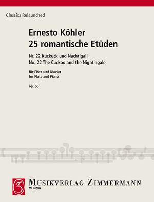 Koehler, Ernesto: 25 romantische Etüden op. 66