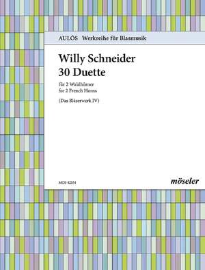 Schneider, Willy: 30 duets 164