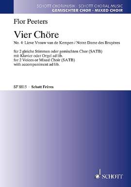 Peeters, Flor: Vier Chöre