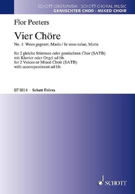 Peeters, Flor: Vier Chöre