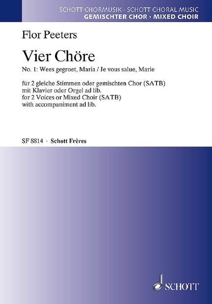 Peeters, Flor: Vier Chöre