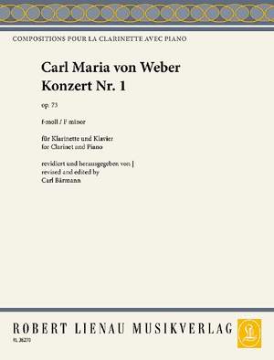 Weber, Carl Maria von: Concerto No. 1 F minor op. 73