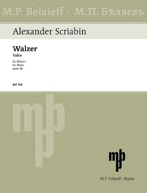 Scriabin, Alexander Nikolayevich: Waltz Ab major op. 38