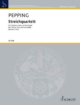 Pepping, Ernst: String quartet
