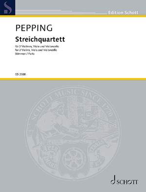 Pepping, Ernst: String quartet