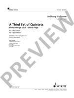 Holborne, Anthony: A Third Set of Quintets Product Image