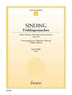 Sinding, Christian: Rustle of Spring op. 32/3