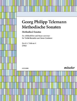 Telemann, Georg Philipp: Methodical sonatas Band 4