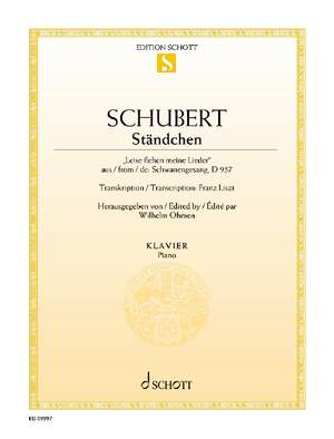 Schubert, Franz: Ständchen (Serenade)