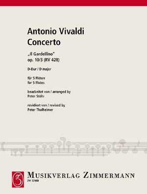 Vivaldi, Antonio: Concerto D major op. 10/3 RV 428