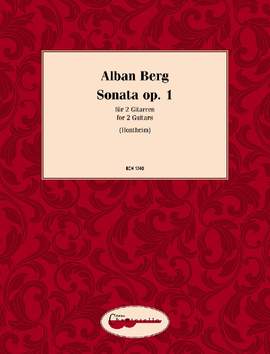 Berg, Alban: Sonata op. 1