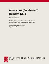 Anonymus (Boccherini?): Quintett Nr. 3 C-Dur