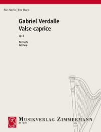 Verdalle, Gabriel: Valse caprice op. 8
