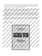 Coleridge-Taylor, Samuel: Papillon Product Image
