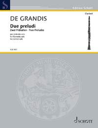Grandis, Renato de: Two Preludes