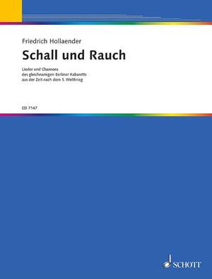 Hollaender, Friedrich: Schall und Rauch