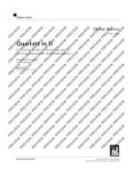 Nussio, Otmar: Quartet in D Product Image