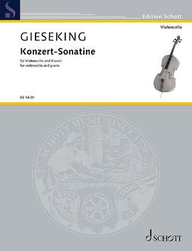 Gieseking, Walter: Concert sonatina