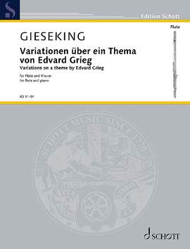 Gieseking, Walter: Variations on a theme by Edvard Grieg
