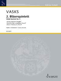 Vasks, Pēteris: Wind Quintet No. 2