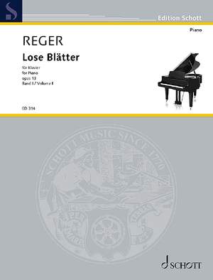 Reger, Max: Lose Blätter Band 1 op. 13