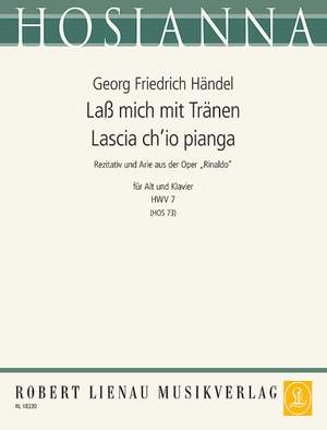 Handel, George Frideric: Laß mich mit Tränen - Lascia ch’io pianga 73 HWV 7