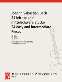 Bach, Johann Sebastian: 24 Easy and Intermediate Pieces