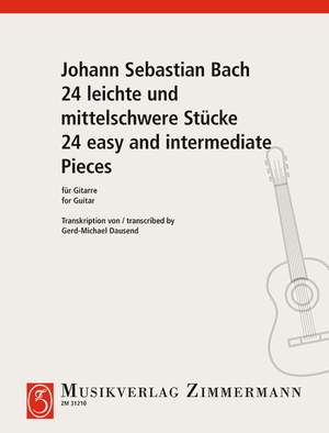 Bach, Johann Sebastian: 24 Easy and Intermediate Pieces