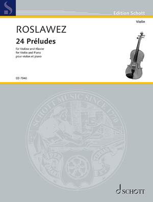 Roslavets, Nikolai Andreyevich: 24 Préludes