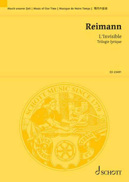 Reimann, Aribert: L'Invisible
