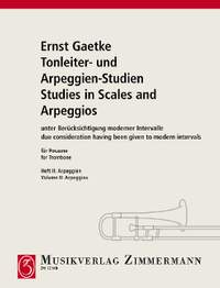 Gaetke, Ernst: Studies in Scales and Arpeggios Heft 2 Arpeggien