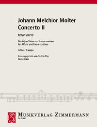 Molter, Johann Melchior: Concerto II G major MWV VIII/19