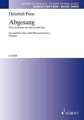 Poos, Heinrich: Abgesang