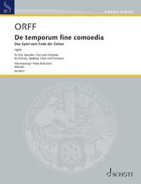 Orff, Carl: De temporum fine comoedia