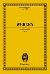 Webern, Anton: Symphony op. 21